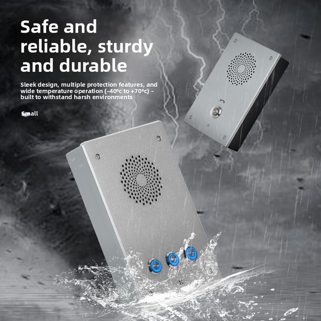 Source Manufacturer One-click Alarm High-definition Audio Quality IP Network Voice Intercom Terminal HC-01/HC-03