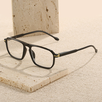 XB1003 unisexe mince vert cadre lunettes PC carré lunettes de lecture à la mode pour hommes et femmes avec correction de la presbytie