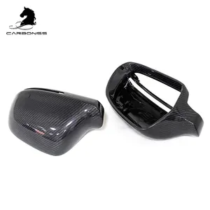 Fit For Audi A4 S4 A5 S5 S3 Replacement Type Carbon Fiber Mirror Cover Customized Rearview Mirror Cover