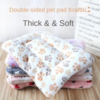 Tapis en peluche épaissi pour chat, tapis de couchage pour chien, fournisseur OEM ODM, lit pour animaux de compagnie personnalisable pour chats et chiens, doux et confortable