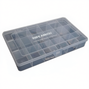 Plastic <b>Storage</b> <b>Box</b> 18 Compartment Organized <b>Tool</b> Container For Small Parts And Accessories - Product Image 3