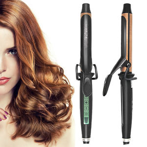 Fer à boucler professionnel en céramique à grand diamètre 26mm 32mm 38mm pour grandes boucles, <span class=keywords><strong>baguette</strong></span> à cheveux avec température réglable, styler capillaire - Product Image 1