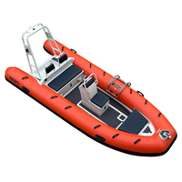 Bateau gonflable RHIB 480 à coque en aluminium de 16 pieds et 8 capacités à vendre