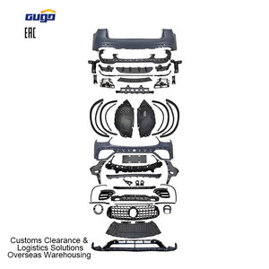 GUGO pour <span class=keywords><strong>Mercedes</strong></span>-Benz <span class=keywords><strong>GLC</strong></span> X253 2020-<span class=keywords><strong>2022</strong></span> Kit carrosserie de calandre avant Nouvelle mise à niveau <span class=keywords><strong>2022</strong></span> <span class=keywords><strong>GLC</strong></span> 63 AMG Pare-chocs avant arrière Pièces automobiles - Product Image 1