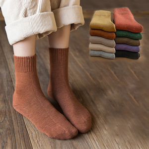 <strong>Custom</strong> Soft Comfortable <strong>Warm</strong> Terry <strong>Socks</strong> Adult Women Thick Winter Merino Wool <strong>Socks</strong> - Product Image 3