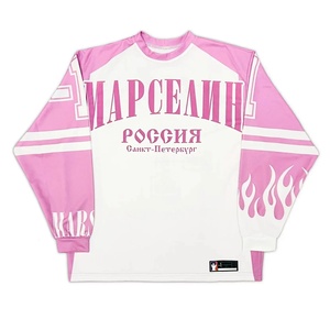 T-<span class=keywords><strong>shirt</strong></span> en polyester tricoté ample pour <span class=keywords><strong>femme</strong></span>, grande taille, personnalisé OEM, imprimé, séchage rapide, respirant, pour le football, la course et la gym - Product Image 6
