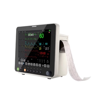 पशु चिकित्सा के लिए रोलिंग स्टैंड पोर्टेबल कार्डियक निगरानी उपकरण के साथ बहु-पैरामीटर रोगी निगरानी - Product Image 5