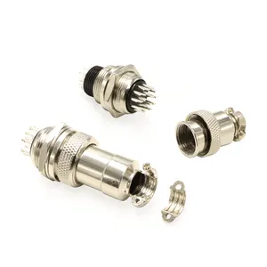 GX20 Connector Manufacturer Assembles Straight-through Metal Aviation Terminal Plug-in New Energy Electronic Adapter Connectors