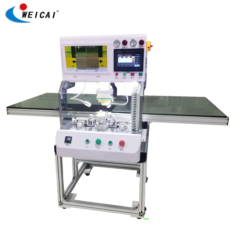 Weicai lcd led screen panel repair equipment flex cable bonding machine acf tab cof bonding machine per la riparazione LCD