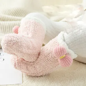 2024 New Spring Light Bow Flower Cotton Non Skid Lovely Toddler Baby Socks Newborn Gift