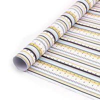 Papier d'emballage unisexe à motif de confettis en stock en vrac personnalisé