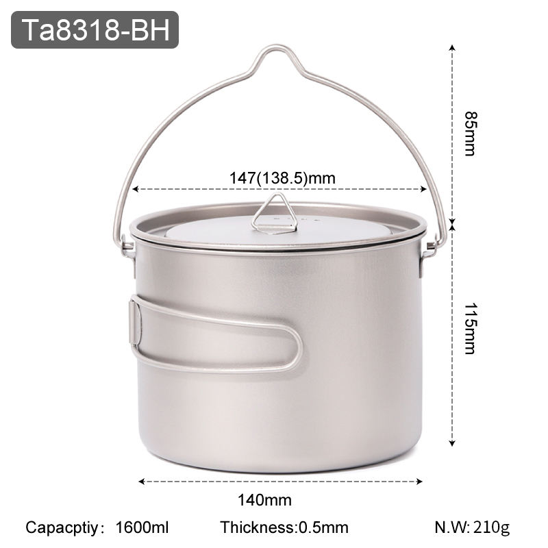 1600ml hanging pot