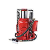 Cric hydraulique manuel à bouteille en acier de 32 tonnes à levage rapide (3-5s) avec pompe à air pour camions, bus et ateliers