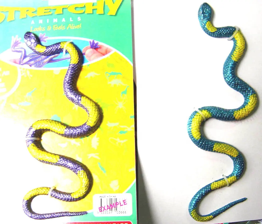 Empresas de fabricación de plástico estiramiento serpiente de goma
