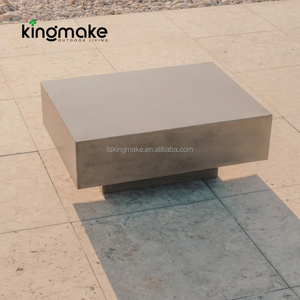 <span class=keywords><strong>Table</strong></span> basse carrée d'extérieur en ciment pour hôtel, <span class=keywords><strong>table</strong></span> <span class=keywords><strong>de</strong></span> <span class=keywords><strong>jardin</strong></span>, <span class=keywords><strong>table</strong></span> en béton étanche <span class=keywords><strong>de</strong></span> faible hauteur pour canapé d'extérieur - Product Image 4