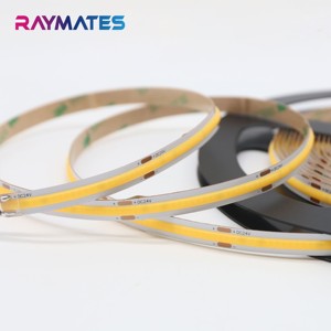 Raymates CE đồng phục 3000K linh hoạt 24V COB <span class=keywords><strong>LED</strong></span> Strip 480LED 8 mét Trắng <span class=keywords><strong>LED</strong></span> Strip ánh sáng ODM OEM <span class=keywords><strong>LED</strong></span> Strip ánh sáng hồ sơ cho Mall - Product Image 2