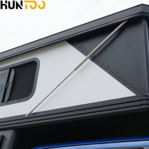 Huntoo - Tienda de Campaña Ligera Personalizada para Camioneta, Desplegable, para Camionetas con Plataforma Plana, Caja de Campamento para Jeep <span class=keywords><strong>Gladiator</strong></span> - Product Image 5