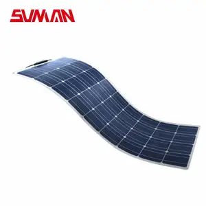 Sunman柔性可弯曲太阳能电池板12v 90w 100w 185w 250w 430w 5年保修
