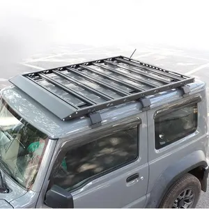 TELLIKA Accessories Offroad Roof Platform Rack Aluminium Basket Carrier Box Roof Luggage Rack For Suzuki Jimny JB64 JB74