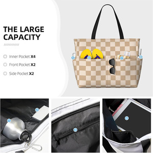 Bolsa de Playa Impermeable Personalizada, Bolsa de Compras, Bolsa de Gimnasio, Bolso de Hombro, Gran Capacidad, para Camping, Viajes y Playa - Product Image 3