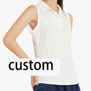 Summer Yoga Wear <b>Women's</b> Sports Top Polo <b>Vest</b> Quick-Drying Professional <b>Running</b> Training Outerwear Fitness Sleeveless <b>Vest</b> - Product Image 3