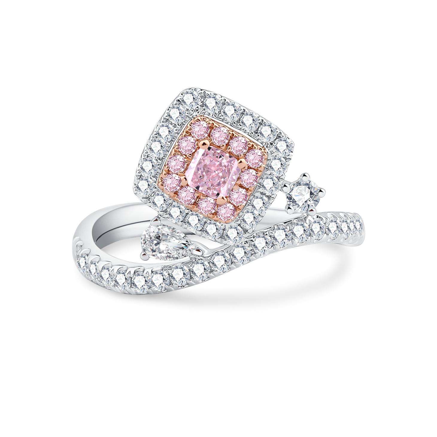 18K White And Rose Gold