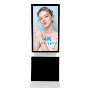 43 pollici 4K pavimento rotante in piedi digital signage e visualizza LCD pubblicità portatile 360 girevole schermo totem - Product Image 1