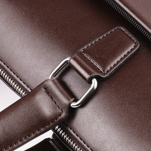 Ensemble de sacoches pour <span class=keywords><strong>ordinateur</strong></span> portable en <span class=keywords><strong>cuir</strong></span> PU classique de haute qualité, résistant à l'eau et à l'usure, sacs d'affaires personnalisés pour hommes, fabrication en usine - Product Image 3