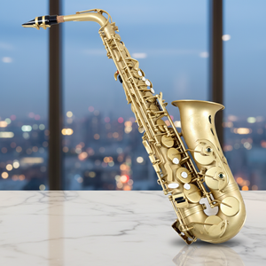 Saxophone alto Eb professionnel artisanal en laiton, finition mate, personnalisable, résistant à la rouille, de haute qualité, vente en gros OEM Chine - Product Image 1
