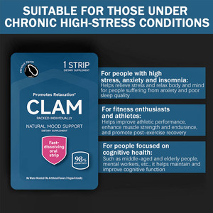 Suplemento Dietético Orgánico de Ashwagandha Sin Gluten para Adultos OEM/ODM - Tiras Orales de Disolución Rápida para Alivio del Estrés y Relajación - Product Image 5