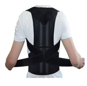 Supporto posteriore superiore regolabile tutore popolare stile pelle stretta respira la postura tattica correzione cintura protettiva posteriore per i bambini - Product Image 4