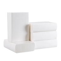 Essuie-mains jetables à pli en Z vente en gros 100% pâte de bois absorbante douce et forte à usage unique pour usage domestique et commercial