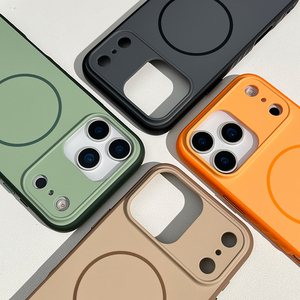 <span class=keywords><strong>2025</strong></span> từ tính không dây sạc da-cảm thấy trường hợp bìa cho Iphone 12 13 14 16 17 Pro Max cộng với thiết kế mới điện thoại di động trường hợp - Product Image 3