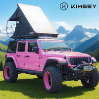HW-001 KIMSEY Tente de toit de camping de haute qualité pour 2-3 personnes, imperméable, tente de toit rigide en aluminium pour voyages