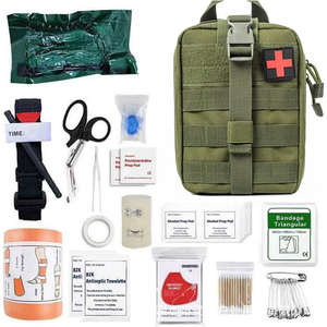 Precio barato personalizado 220 piezas al aire libre equipo de supervivencia de emergencia con bolsa de primeros auxilios Molle regalos para hombres - Product Image 1