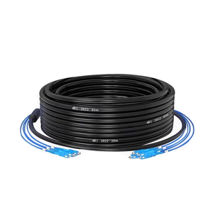 Câble <span class=keywords><strong>optique</strong></span> d'extérieur HJFiber <span class=keywords><strong>Fibre</strong></span> <span class=keywords><strong>optique</strong></span> blindée à 1 cœur, 2 cœurs, 4 cœurs, sans fusion pour connexion Sc-to-Sc 5G - Product Image 6