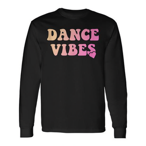 Camiseta de manga larga Dance Vibes para bailarines y amantes de la danza - Product Image 2