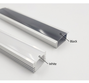 10x10mm Al 6063 6000 Series LED Strip Profile Channel Light <strong>Extrusion</strong> Bending Cutting Welding Services Customizable Length - Product Image 2