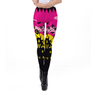 Leggings de talla grande para mujer, Calsas femeninas, mallas de pesadilla antes de Navidad - Product Image 4