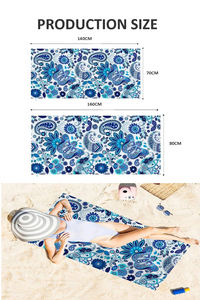 Toalla de Playa <span class=keywords><strong>Lenna</strong></span>, Superventas, Personalizada, de Microfibra de Gamuza, Ecológica, Súper Absorbente, para Todas las Estaciones, Diseño Antiarena de Secado Rápido - Product Image 6