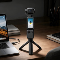 Kamera Aksi Genggam Terlaris untuk Vlog Luar Ruangan, Camcorder Saku 4K HD Gimbal Layar 1.4" Model X1 grosir