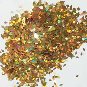 Rombo Glitter coriandoli colore nero olografico a forma di diamante 4 mm per artigianato fai da te, decorazione per Nail Art, decorazione per feste - Product Image 3