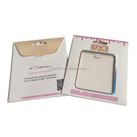 Boîte en carton blanc personnalisée avec logo imprimé ZJ-103, emballage cosmétique holographique, boîte pour ongles