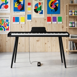 Portable 88 Key Velocity Digital Piano B 119 Wood Grain MIDI Output Audio Adjustment for Music Teaching - Product Image 6