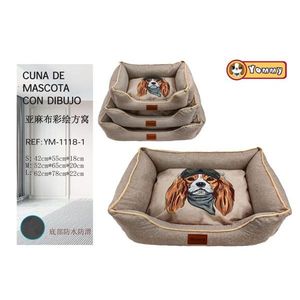 Tappetini e Cuscinetti per Animali Domestici Monocromatici a Forma di Osso - Product Image 1