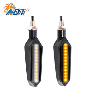 ไฟเลี้ยวมอเตอร์ไซค์ ADT Universal แบบ LED  ไฟเลี้ยวสองสี  แบบ Sequential  พร้อมสวิตช์  หลอดไฟ LED - Product Image 6