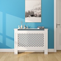 Couvercle de radiateur de Style moderne, armoire en MDF verticale horizontale étagère blanche traditionnelle