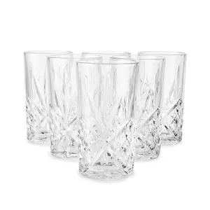 Bán Buôn Nước Uống Kính Set 330Ml Biểu Tượng Tùy Chỉnh Pha Lê Highball Uống Kính Cho Bar Party Wedding