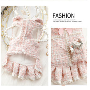 Vêtements pour chiens design personnalisé princesse vente en gros robe de luxe pour chiens hiver - Product Image 6