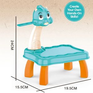 ชุดกระดานวาดภาพสำหรับเด็กชุดโต๊ะเรียนศิลปะไดโนเสาร์การ์ตูน - Product Image 5